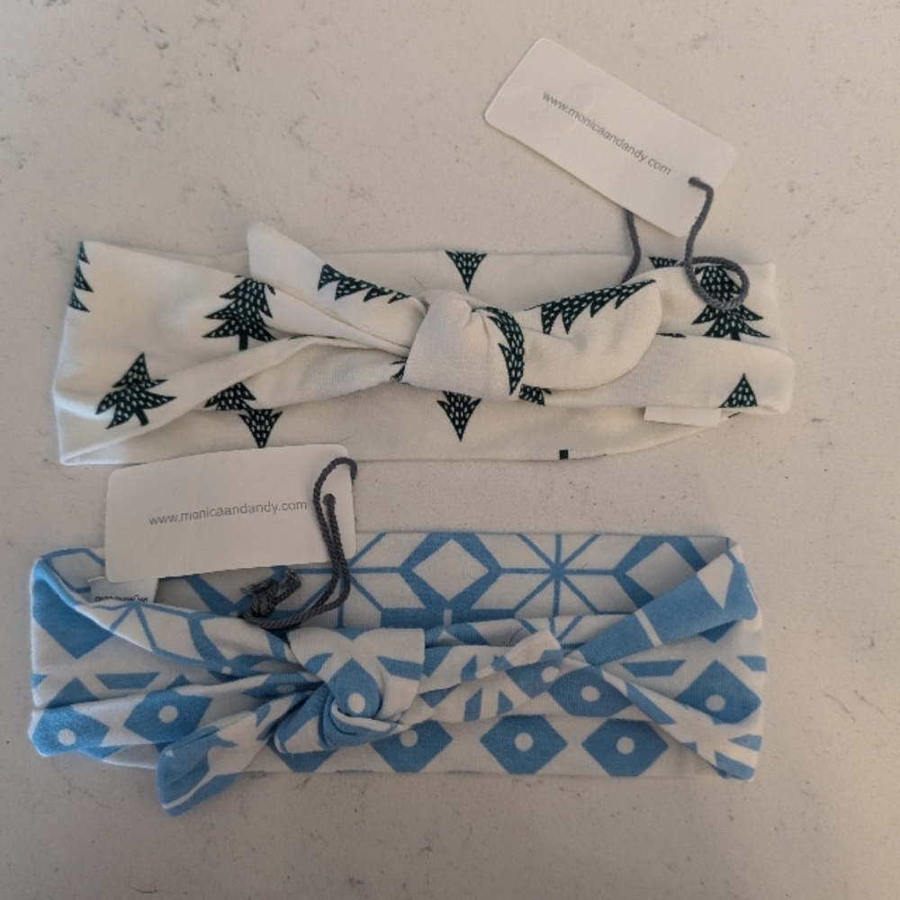 Monica + Andy Infant Headbands Holiday Prints